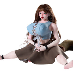 Puppe für Erwachsene mit menschenähnlichen Merkmalen - Realistisches Sexspielzeug mit lebensechtem Gesicht, Körper und beweglichen Gliedmaßen für die Sammlung von Erwachsenen