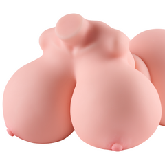 Silikon Realistisches weibliches Torso-Modell - Lebensechtes menschliches Anatomie-Übungs- und sensorisches Spielzeug für Erwachsene
