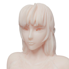 Anime-inspirierte weibliche Figurine mit lebensechtem Design, weichem Silikontextur und detaillierten Merkmalen für Erwachsenenvergnügen