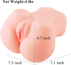 Hina: 4 Pfund realistischer männlicher Masturbator, Torso, großer Arsch, echte Liebessexpuppen