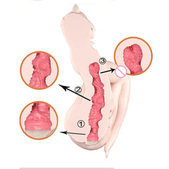 Anime-inspirierte weibliche Figur mit realistischem Körper, weichem Silikon und detailliertem Design für Erwachsenenvergnügen