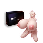 Anime-inspirierter männlicher Masturbator mit 3D-weiblichem Torso-Design, weichem Silikon, realistischen Funktionen und Luststeigerung