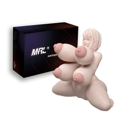 Erwachsene weibliche Figur mit großen Brüsten, realistisches Aktmodell, Schlafzimmerdekoration, freches Geschenk, einzigartiges künstlerisches Sammlerstück für Erwachsene