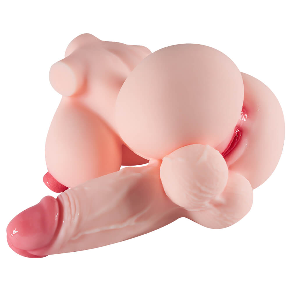 Realistic Silicone Male Masturbator with Lid, Textured Inner, and Soft Feel – Discreet & Reusable