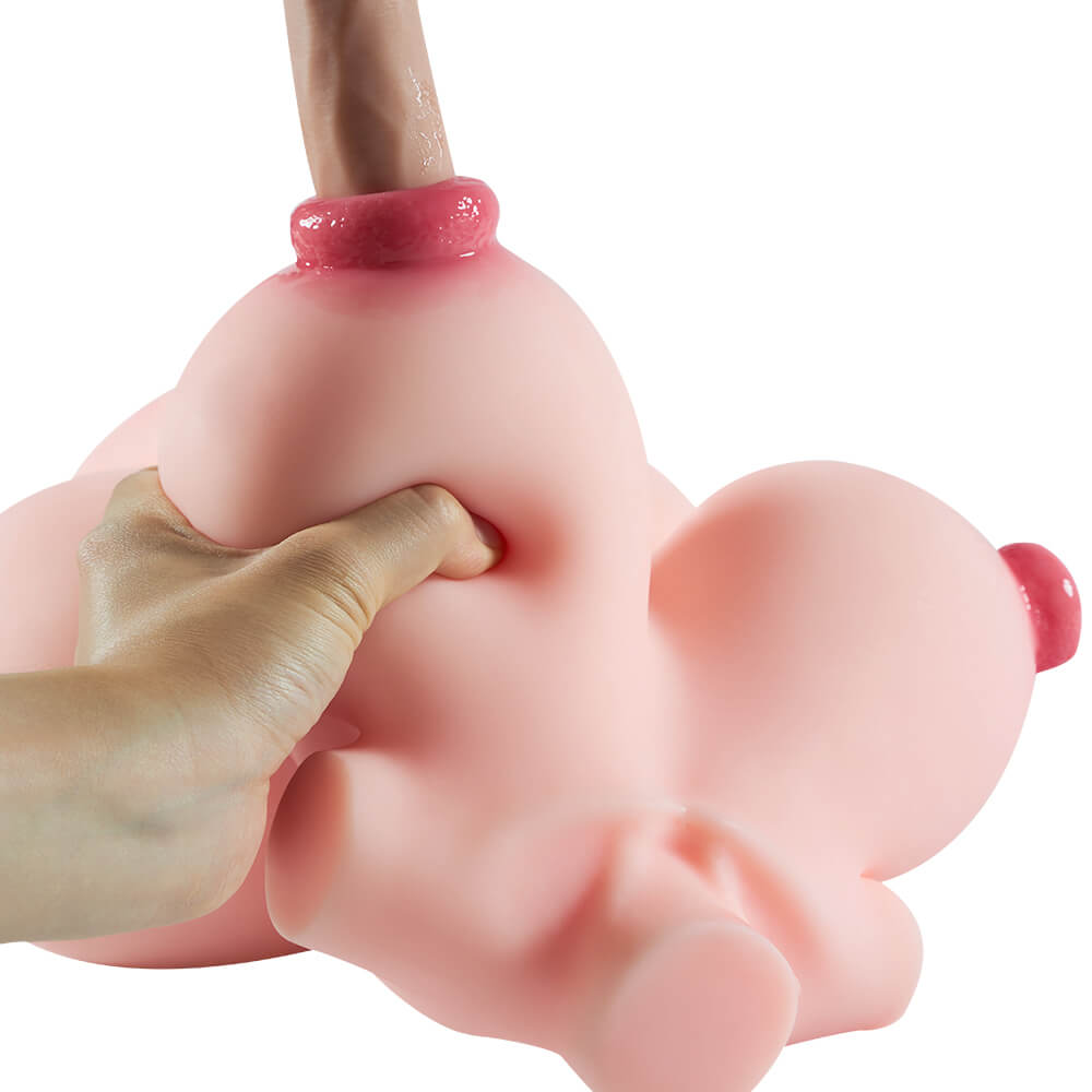 Realistic Silicone Male Masturbator with Lid, Textured Inner, and Soft Feel – Discreet & Reusable