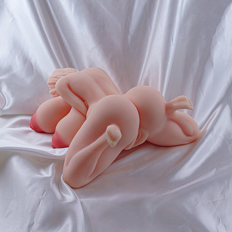 Erwachsene weibliche Figur mit großen Brüsten, realistisches Aktmodell, Schlafzimmerdekoration, freches Geschenk, einzigartiges künstlerisches Sammlerstück für Erwachsene