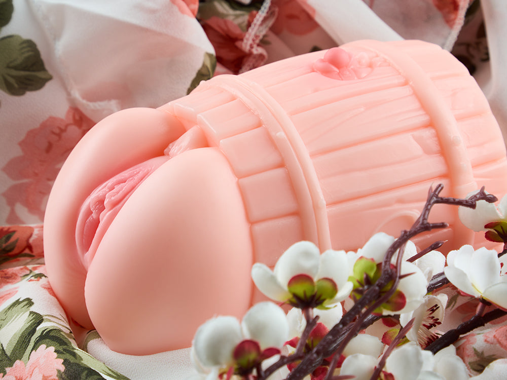 Tub Girl: Anale Onahole-Taschenmuschi für Männer, Holzfass-Pussy mit großem Arsch