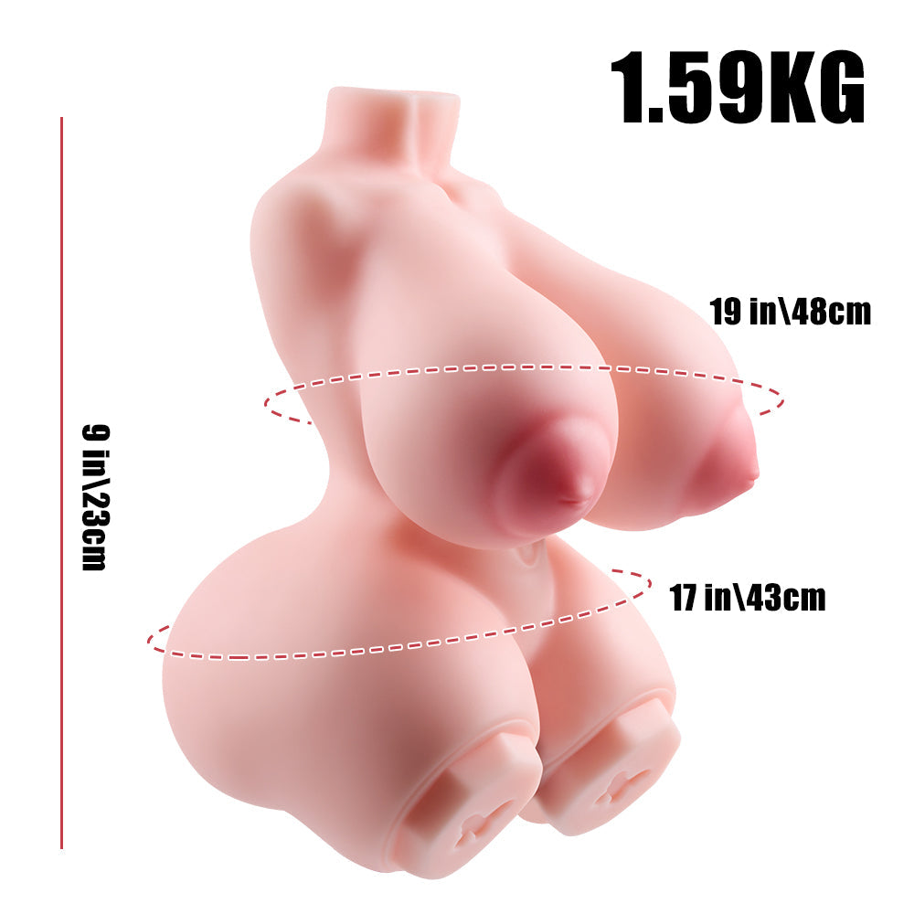 Remi: 3,5 Pfund schwere Mini-Liebespuppe, lebensechte Taschenmuschi-Sexpuppen für Männer mit realistischer 3D-Muschi